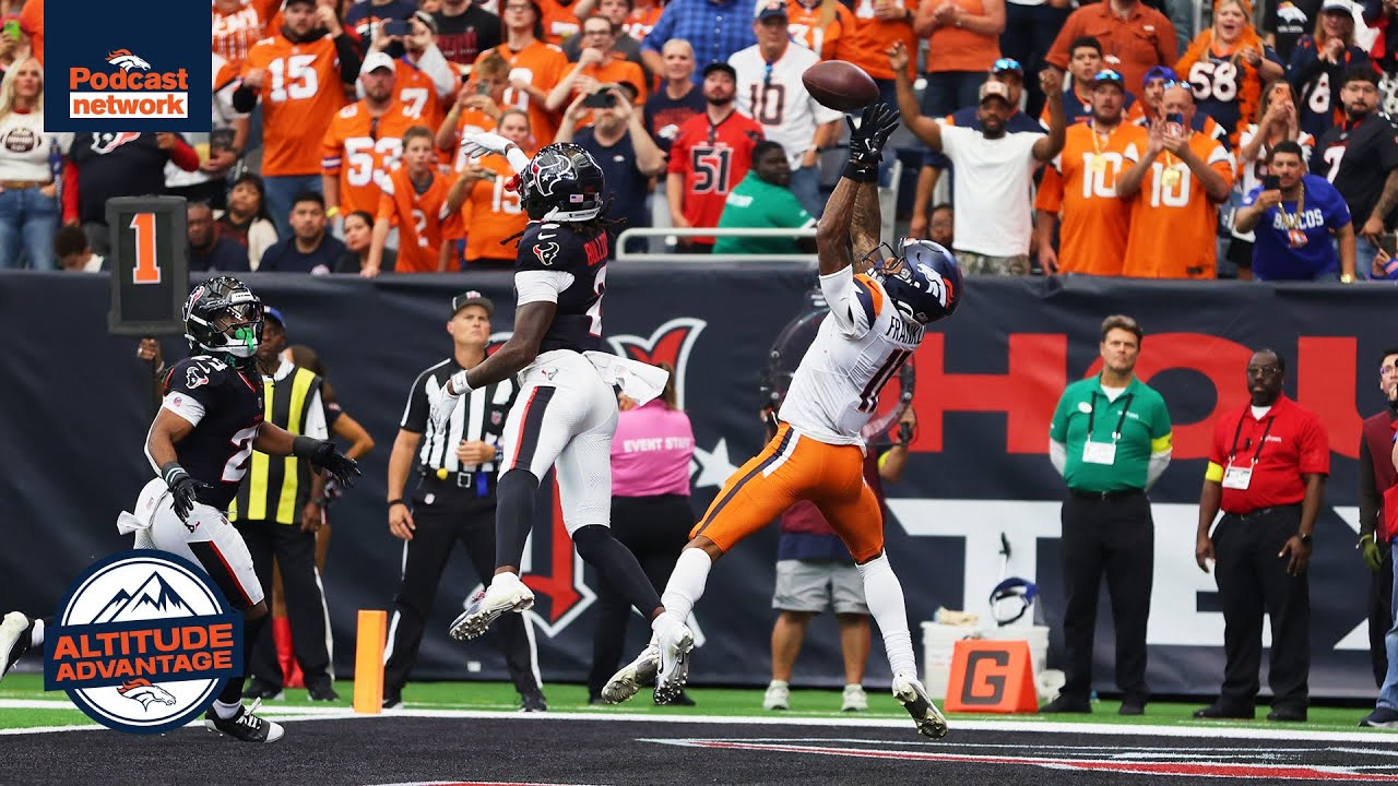 What the Broncos proved in Week 9 vs. the Texans | Altitude Advantage ...