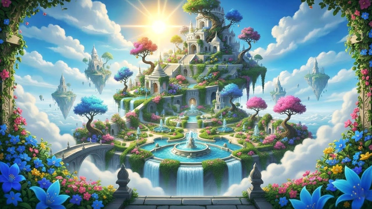 Celestial Sanctuary and the Mystical Orb【AI ART】 