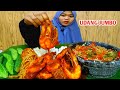 Gulai tanpa santanudang gulai jamur enoki dan tahu sambel lalapan pare