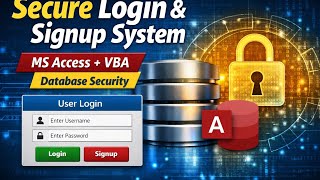 MS Access Login System 🔐 | Full VBA Code | Beginner Hindi Tutorial | VBA Step by Step (Hindi)