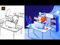 Flat Illustration | Adobe Illustrator (Time Lapse)