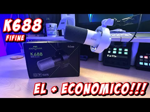 🎤 FIFINE k688 EL MÁS BARATO Y CON UNA CALIDAD BRUTAL!! (PRUEBAS Y REVIEWS) EN ESPAÑOL