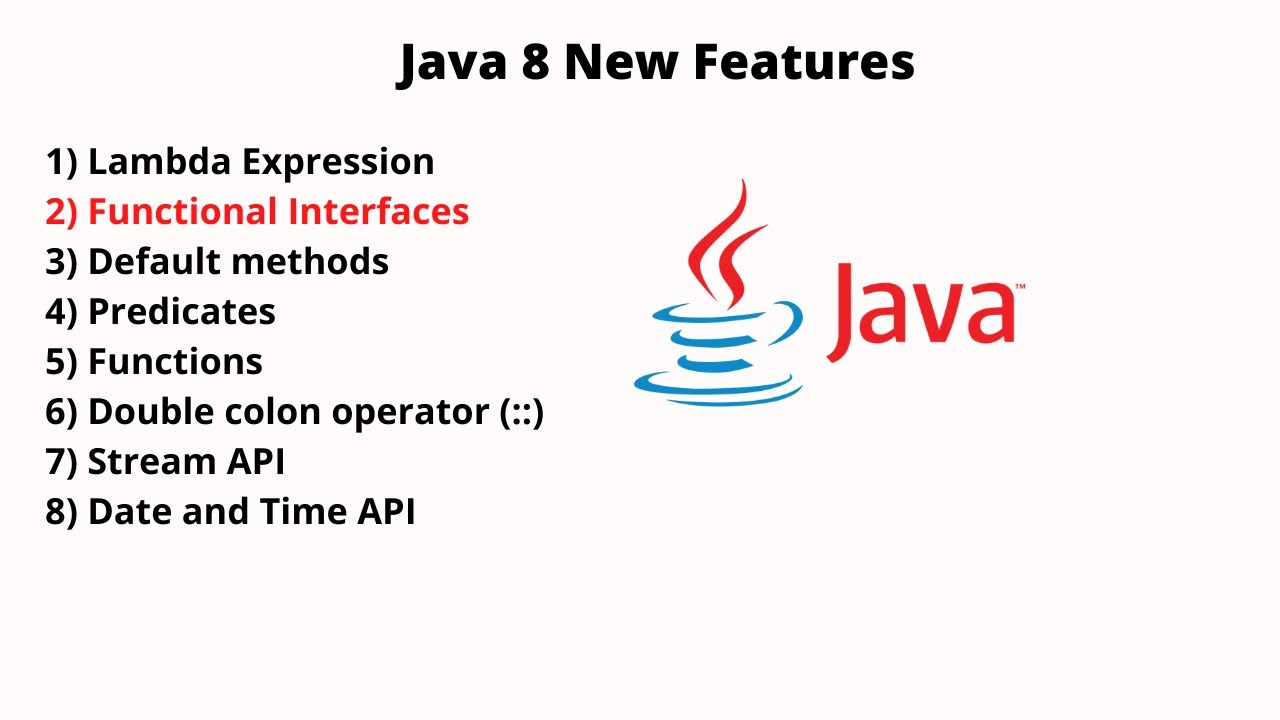 Java 8 45. Lambda expressions java. Expression java. Functional interface java.