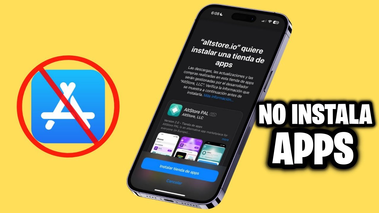 No puedo descargar aplicaciones en mi iPhone App Store - YouTube
