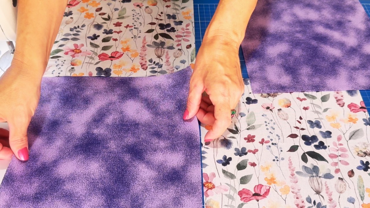 APENAS 4 Quadrados 😍 PATCHWORK Lindo Rápido e FÁCIL de Fazer!