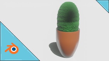 Blender 3D Making low poly plant in 2 minutes!