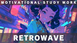RetroWave Mix for Study and Work Music | Synthwave, Chillwave, Vaporwave