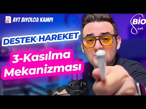 Destek Hareket-3 Kasılma Mekanizması | Ayt Biyoloji Konu Anlatımı 11. Sınıf | 2024