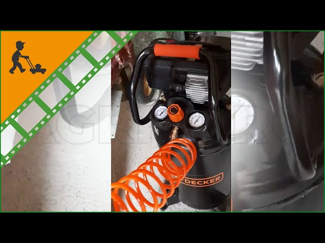 Black & Decker BD 227/50V NK 10 Bar Compressor, 2 HP Motor, 50 L Tank, 220  l/min Air Flow, Vertical: Buy Online at Best Price in UAE 