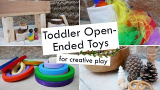 OPEN-ENDED TOYS FOR TODDLERS | Top toys for open ended, creative play for a two year old