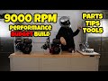 9000 RPM Predator 212 cc non-hemi engine performance mods