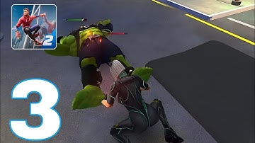 Spider Fighter 2 - Gameplay Walkthrough Part 3 - Hulk (iOS, Android)