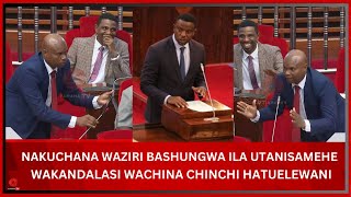 MBUNGE APIGA SIMU LIVE, AMCHANA WAZIRI BASHINGWA BILA UWOGA, WACHINA CHINCHI HATUELEWANI