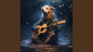 Dog's Blissful Rain Harmony