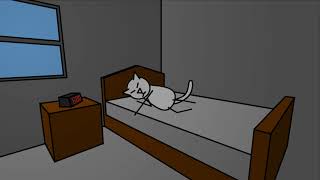 I found this on my hard drive today (8/13/2018)
So apparently I made an animation in Blender a long time ago. I had forgotten about it until today. I went ahead and dubbed it with audio.
Alarm clock sound by dcloh on Freesound.org:
https://freesound.org/people/dcloh/sounds/509684/ I found this on my hard drive today (8/13/2018)
