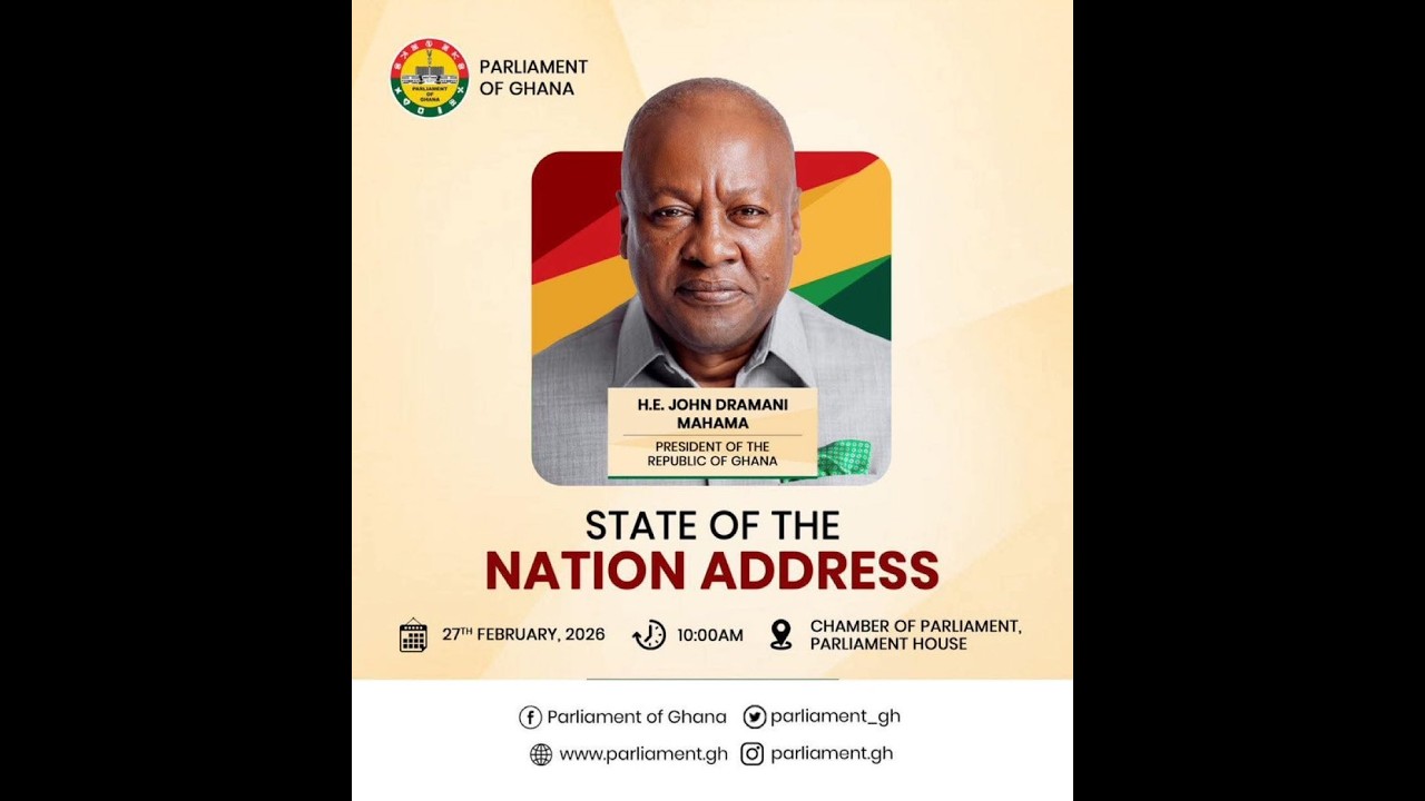 LIVE STREAM: State of the Nation Address | 27th February, 2026