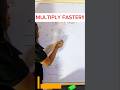 MULTIPLY FASTER!#maths #shorts