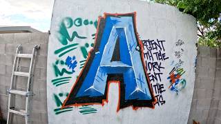 Dirty Bevel Letters: A (Graffiti Alphabet Series)
