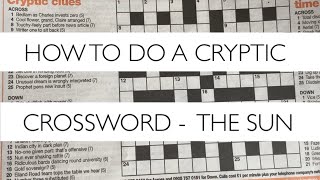 Celebrity How To Do a Cryptic Crossword: Today’s Sun. A Beginner’s Guide #crypticcrosswordanswers Net Worth