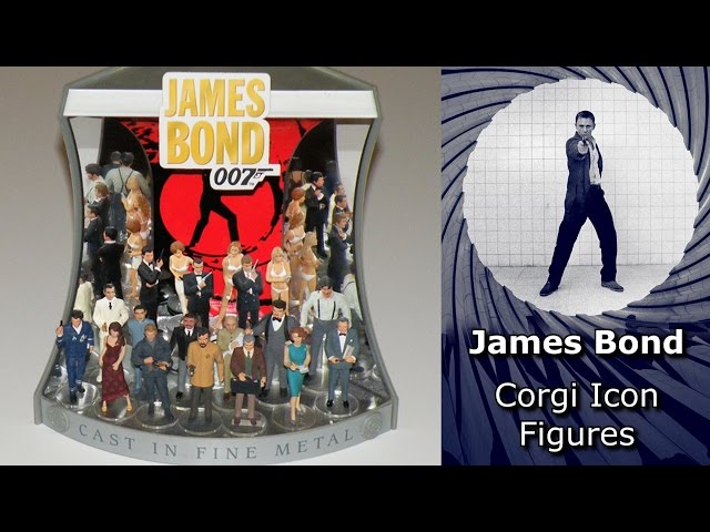 超貴重　CORGI社 メタルフィギャー　007 ジェムス・ボンド（R・ムーアー） James Bond Corgi Icon Figures - YouTube