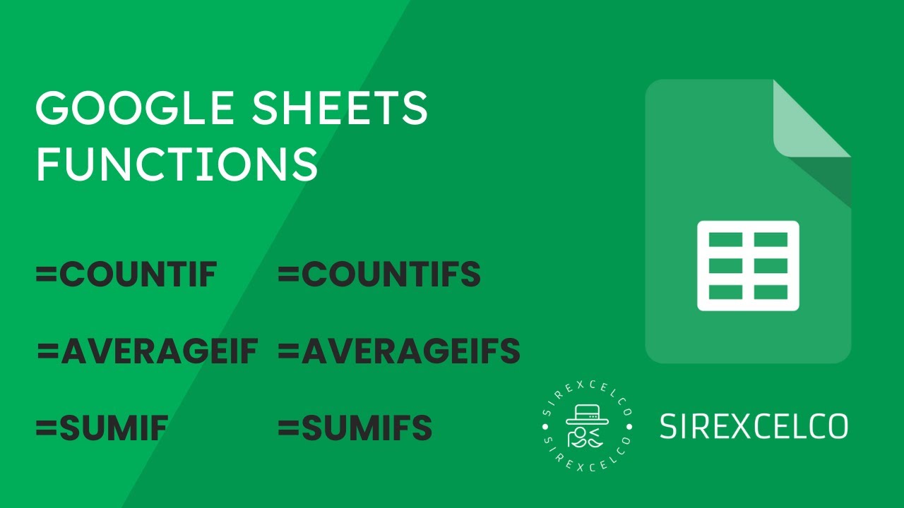 Master SUMIFS, COUNTIFS & AVERAGEIFS in Google Sheets!! | Handle Multiple Criteria with Ease!