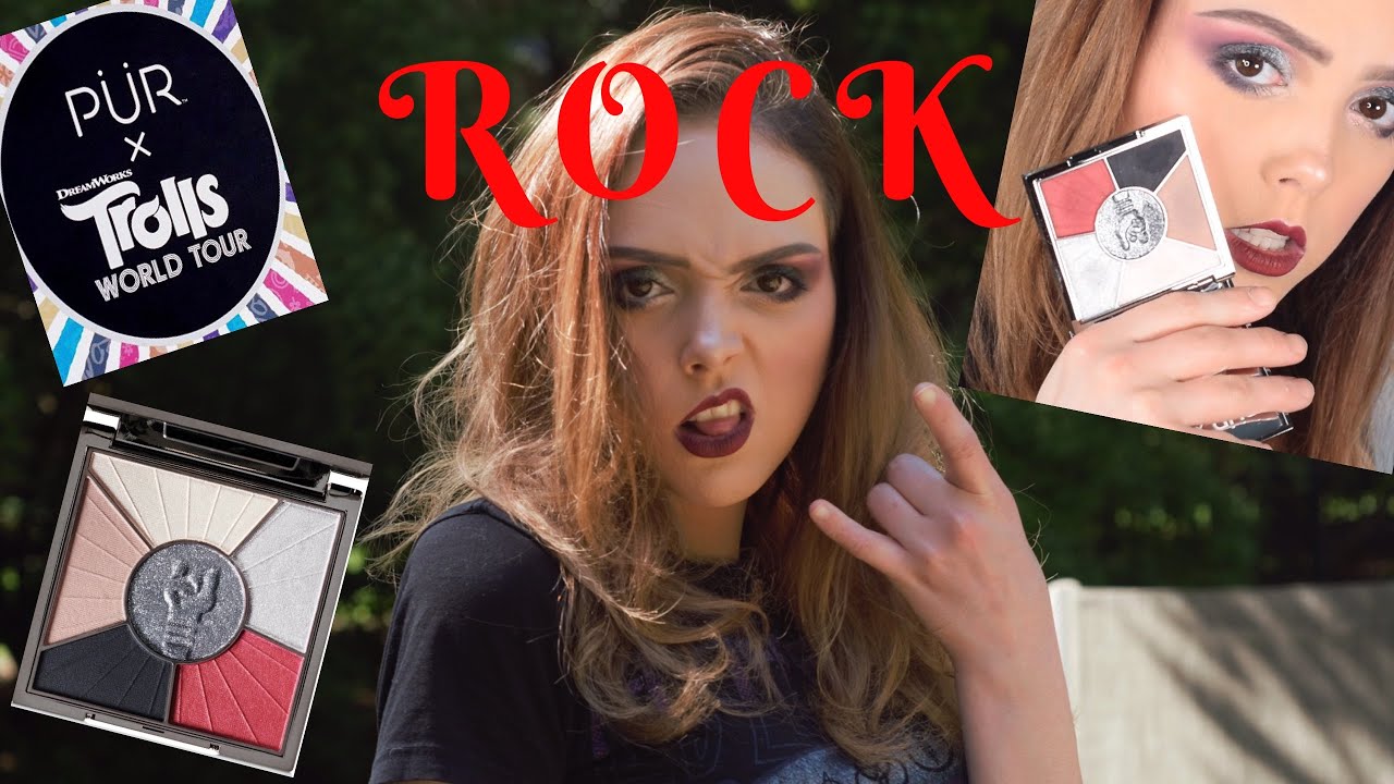 Pur x Trolls World Tour Rock Palette | Outfit and Review