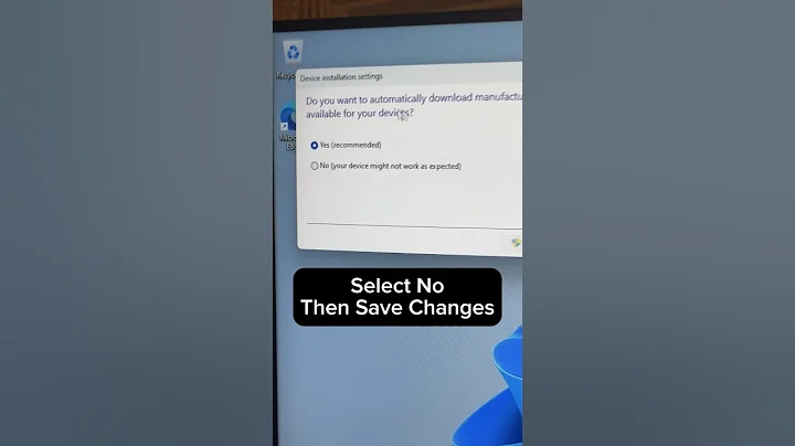 Prevent automatic driver updates in Windows 11
