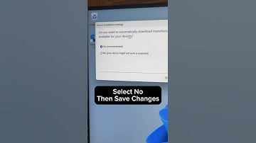 Prevent automatic driver updates in Windows 11