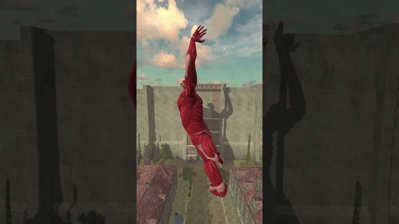 Eren Vs The Colossal Titan