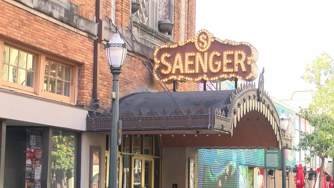 VIDEO: Mobile Saenger Theatre repairs complete - YouTube