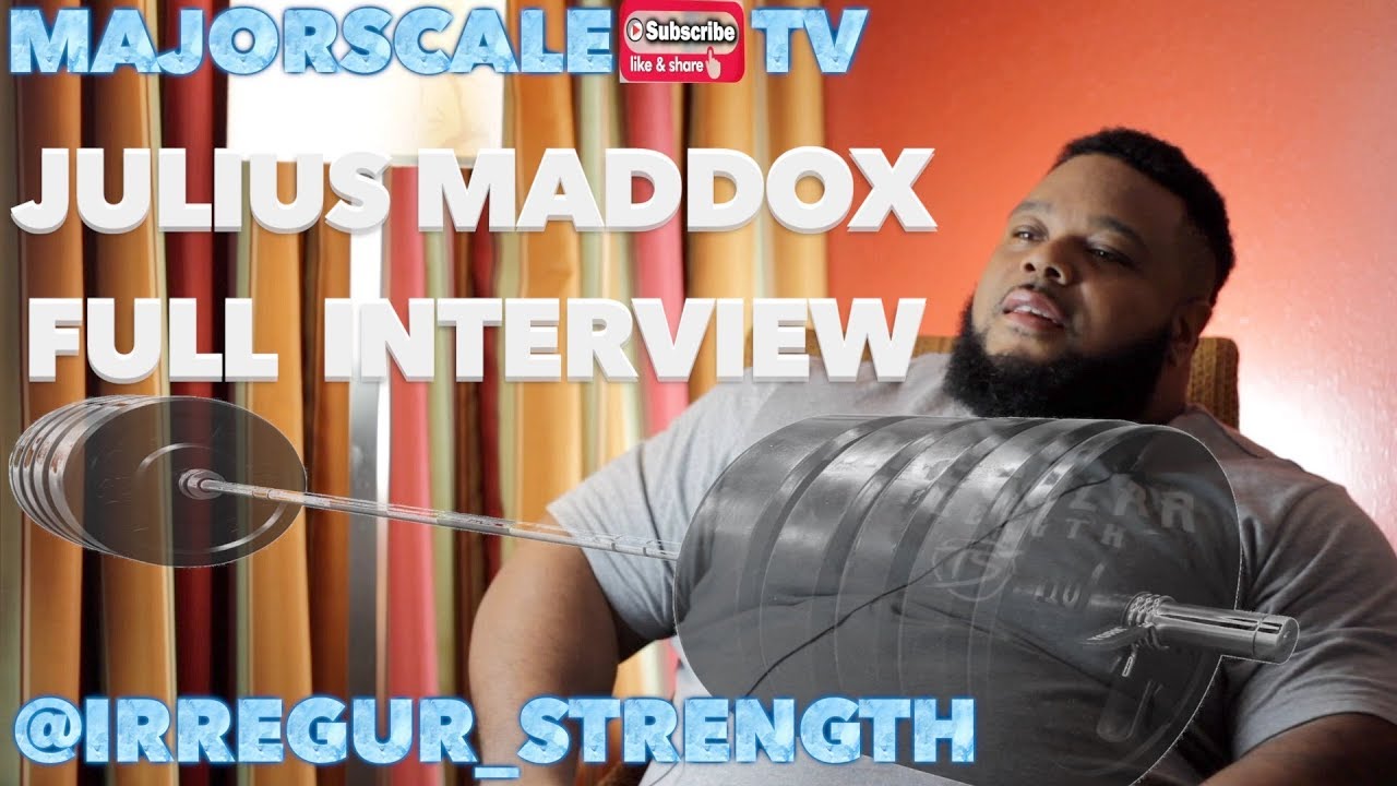 Watch Julius Maddoxx - Full Interview - World Record Bench Press Holder 739 LBS & Winning Iron Wars III - on YouTube Watch Julius Maddoxx - Full Interview - World Record Bench Press Holder 739 LBS & Winning Iron Wars III - on YouTube