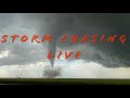 LIVE: Storm Chasing in the Tornado Watch in Oklahoma / Texas