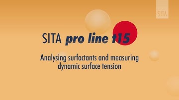 SITA pro line t15 - Tensiometer for Analysing Surfactants and Measuring Dynamic Surface Tension