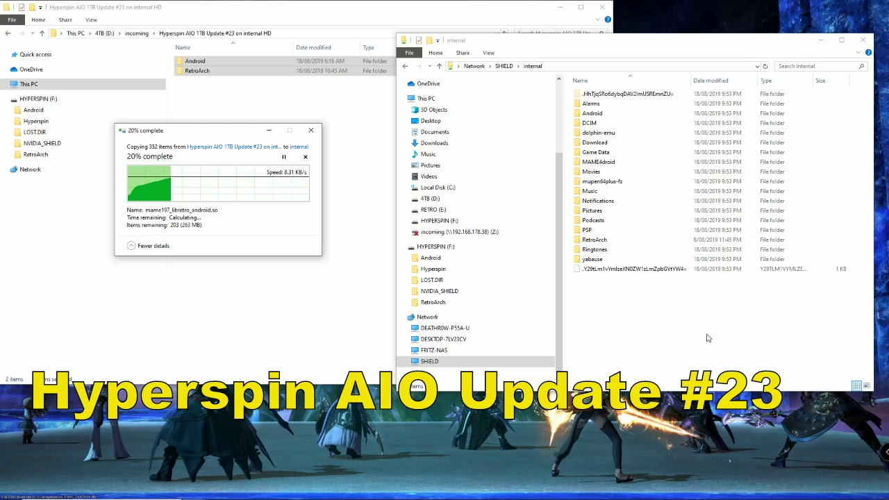 Hyperspin AIO Update #23 - How to install