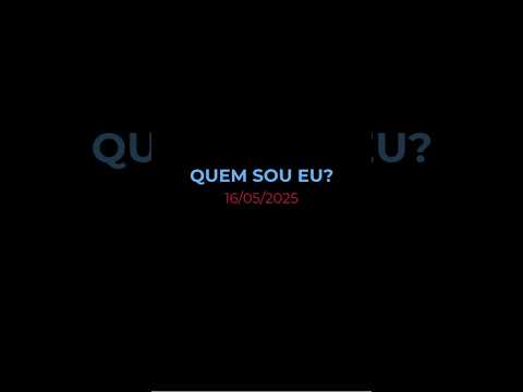 QUEM SOU EU? - Oração diária (Devocional 16/05/2025) #devocional #ethicospodcast #oracao