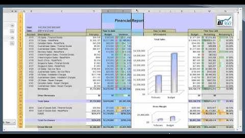 How to Create Graphical Financial Reports and Dashboards in BI360