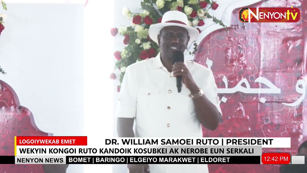 RUTO PUSHES UNITY DRIVE, AFFIRMS EQUAL DEVELOPMENT FOR ALL REGIONS