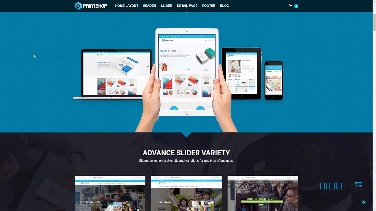 Printshop - Responsive Magento Printing Theme        Bleda Hayato