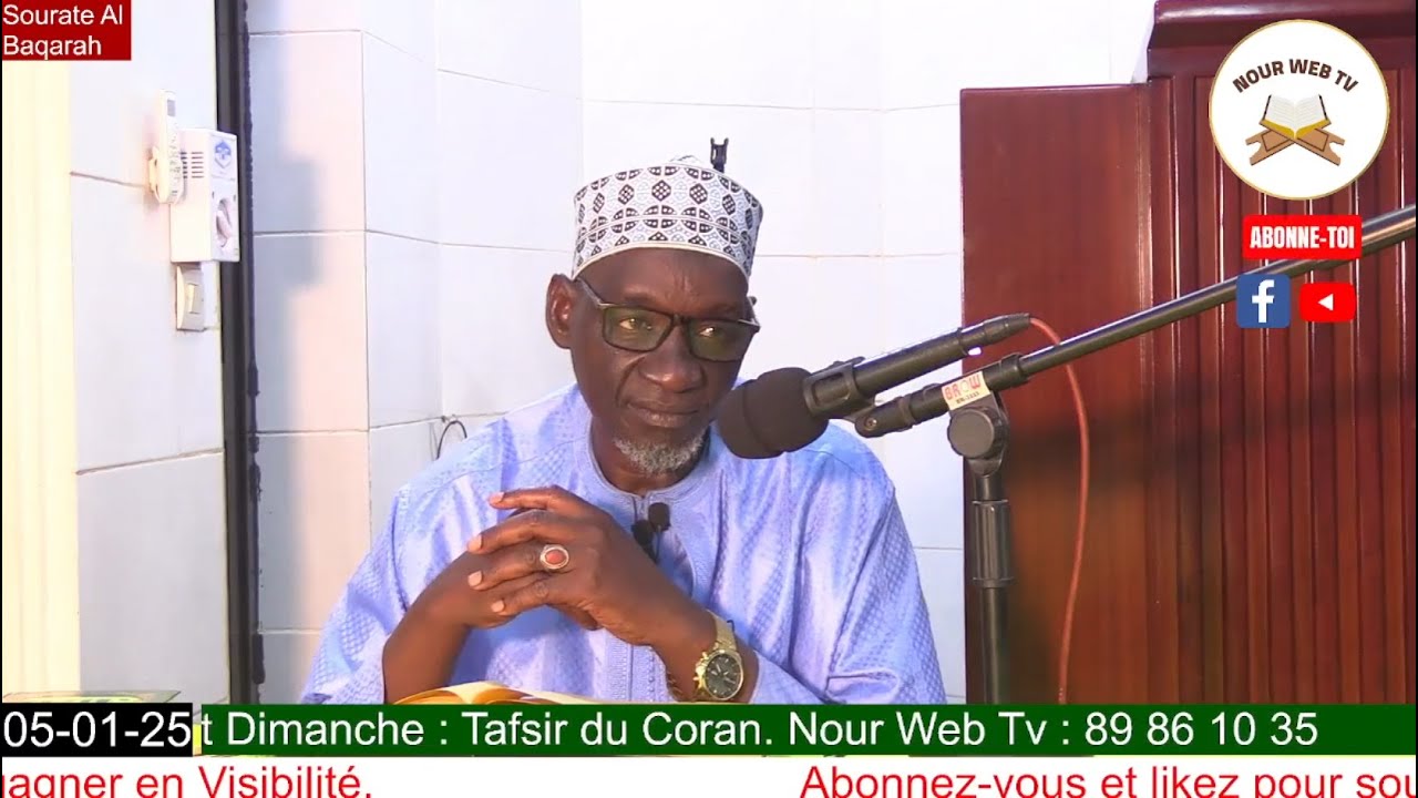 Imam Madou Koné Tafsir du 05 01 25 Sourate Al Baqarah à partir du verset 62