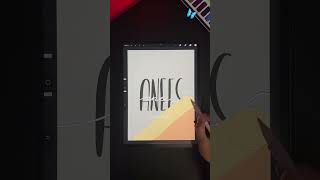 more NAMES! ✨ (#shorts #procreate #nameart )