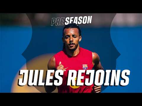 KOUNDÉ RETURNS for FC Barcelona's Preseason training 🔵🔴