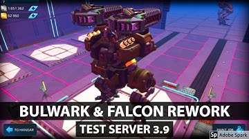 War Robots Test Server 3.9 Bulwark and Falcon Rework