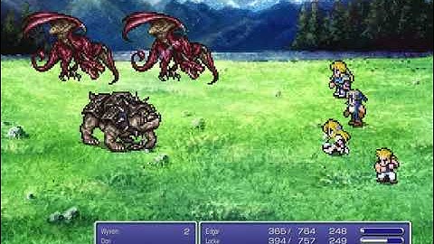 Final Fantasy VI pixel remastered Gameplay video