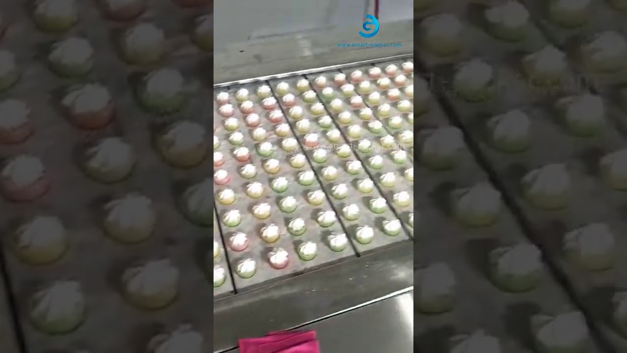 Automatic ice cream making lienar mini cup filling packing line