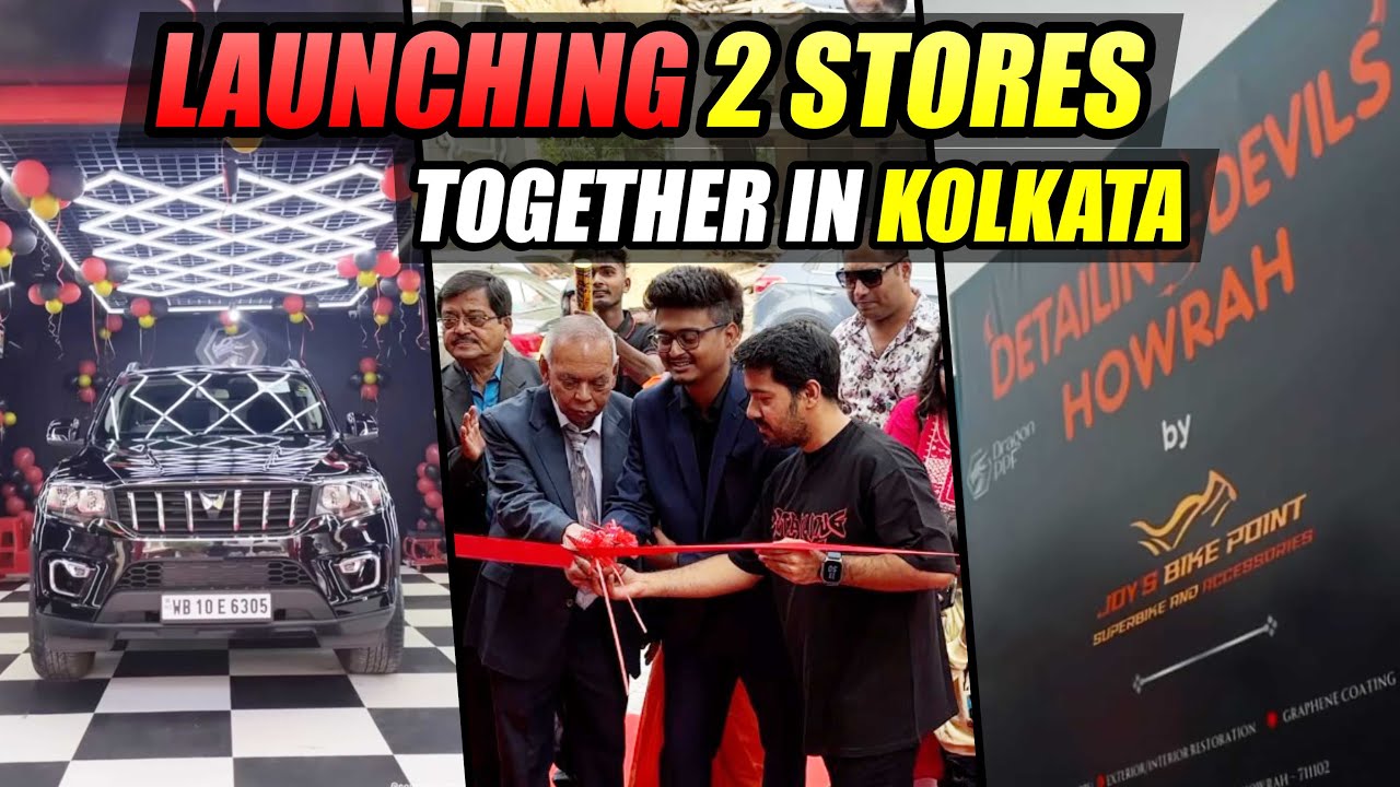 LAUNCHING 2 STORES TOGETHER IN KOLKATA 😍 DETAILING DEVILS