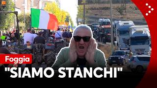 🚜 Fiume di trattori e tir in marcia a Cerignola contro caro vita e carburanti. Urla contro Salvini