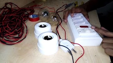 how to make parallel circuit. প্যারালাল সংযোগ করা শিখুন। বাতি প্যারালাল সংযোগ করন