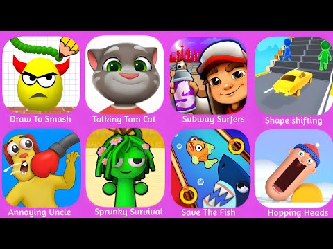 Tom Gold Run, Talking Tom Cat, Sandwich Runner, Subway Surfers 