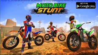 Moto Bike Racing Stunt Master 2019 - Race, Jump And Crash Stunt Moto Game - Android iOS Gameplay screenshot 1