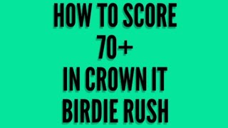 HOW TO WIN IN CROWN IT BIRDIE RUSH EVERY TIME. RT Technical screenshot 3